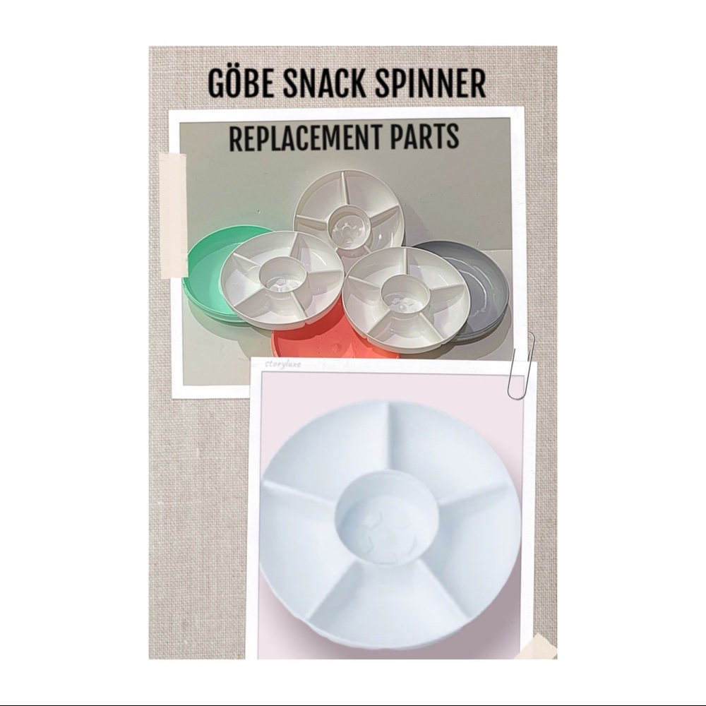 Göbe TRAY Snack Spinner Tray - Replacement 5-compartments Tray